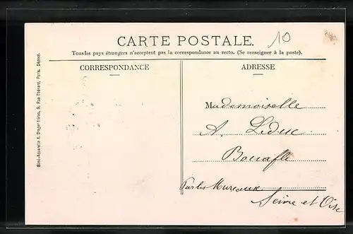 AK Igny, sur la Ligne de Versailles, Maison dite A la grace de Dieu