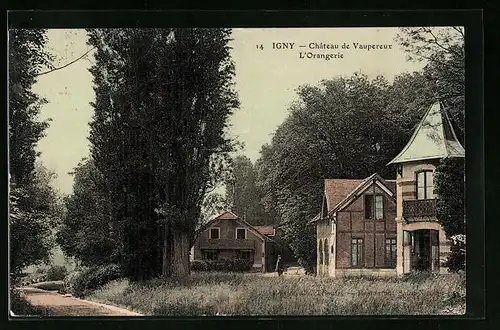 AK Igny, Chateau de Vaupereux, l'Orangerie