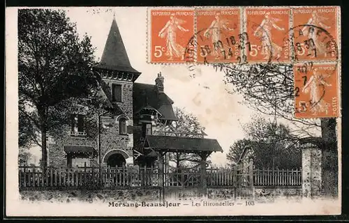 AK Morsang-Beausejour, Les Hirondelles