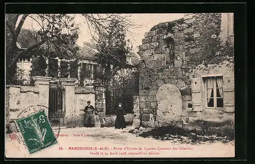 AK Marcoussis, Porte d'Entrée de l'ancien Couvent des Célestins