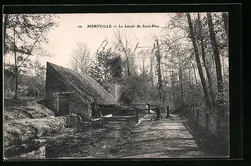 AK Méréville, le Lavoir de Saint-Père