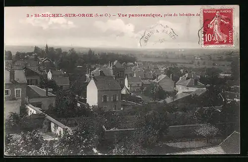 AK St-Michel-sur-Orge, Vue panoramique