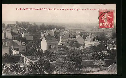 AK St-Michel-sur-Orge, Vue panoramique