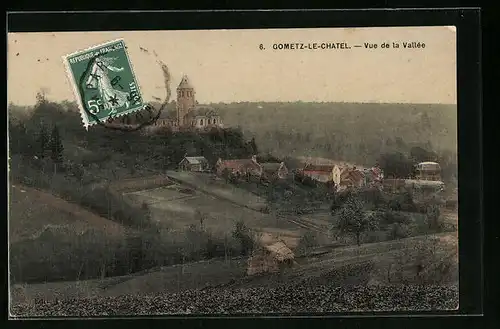 AK Gometz-le-Chatel, Vue de la Vallee