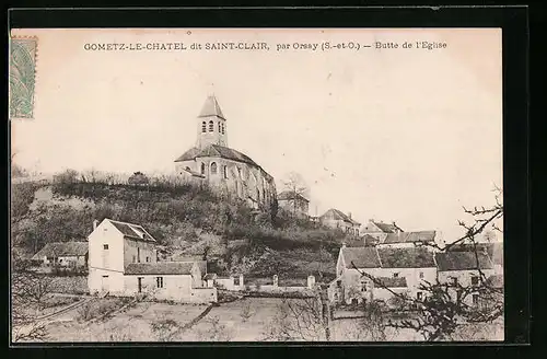 AK Gometz-le-Chatel, Saint-Clair, Butte de l`Eglise