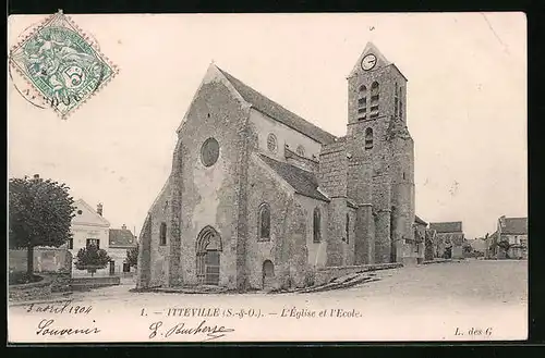 AK Itteville, L`Eglise et l`Ecole