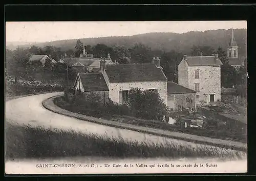 AK Saint-Cheron, Un coin de la Vallee qui eveille le souvenir de la Suisse