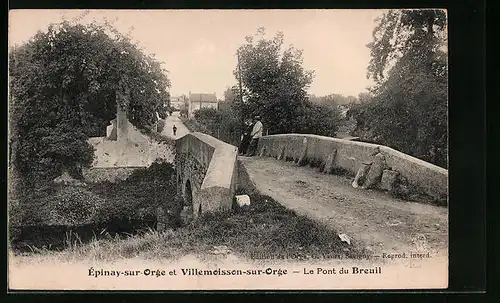 AK Épinay-sur-Orge, le Pont du Breuil