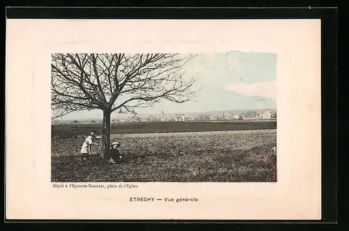 AK Étréchy, Vue générale