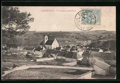 AK Boigneville, Vue générale Cote Nord