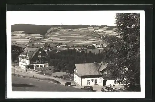 AK Destne, Orlicke Hory, Stemberkova horska bouda Panorama a Jiraskuv dum, Talpanorama