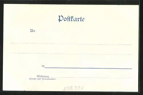 Künstler-AK Breslau, alte Ohle, Anwohner vor den Häusern