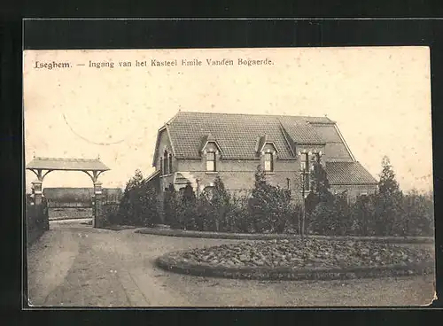 AK Iseghem, Ingang van het Kasteel Emile Vanden Bogaerde