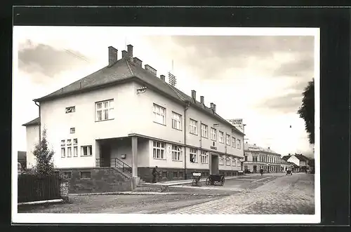 AK Veseli n. Mor., Strassenpartie, Klobouky Cepice