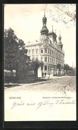 AK Göding / Hodonin, Deutsche Landesoberrealschule