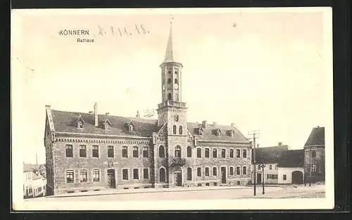 AK Könnern, am Rathaus