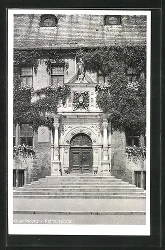 AK Quedlinburg, Rathausportal