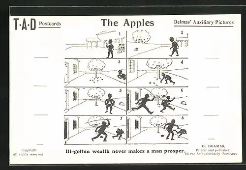 AK T-A-D Delmas Auxiliary Pictures, The Apples, Sprachunterricht