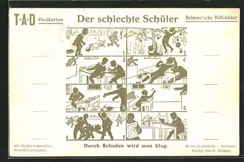 AK T-A-D Delmas Auxiliary Pictures, der schlecht Schüle, Sprachunterricht