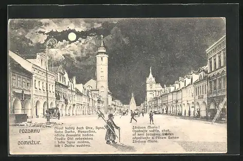 Künstler-AK Domazlice, Nàmesti