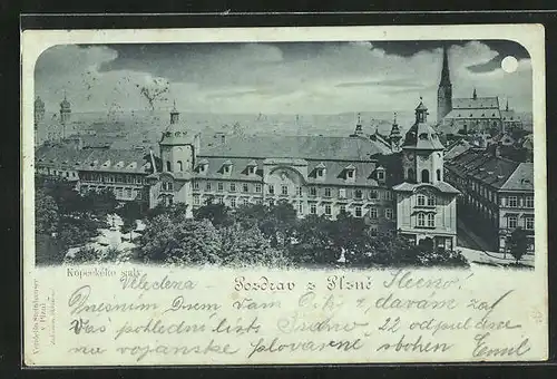 Mondschein-AK Plzen, Kopeckèho sady