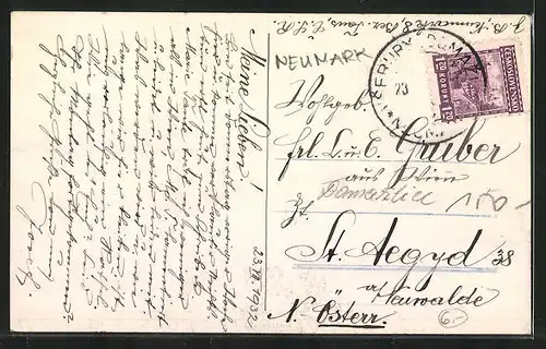 AK Neumark, Partie am Teich