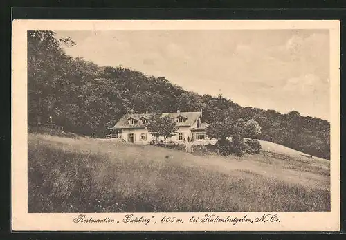 AK Kaltenleutgeben, Restauration Gaisberg