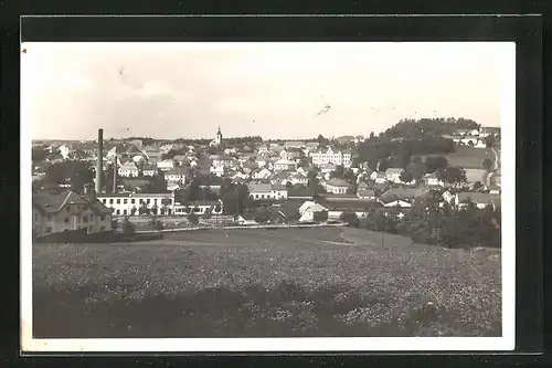 AK Bärn, Ortsansicht aus der Ferne