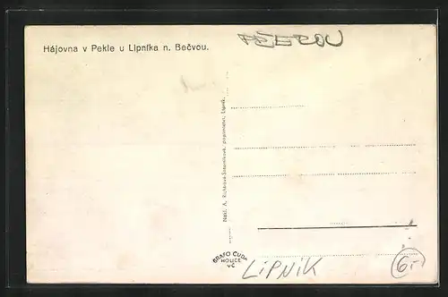 AK Lipnik, Hàjovna v Pekle u Lipnika n. Becvou