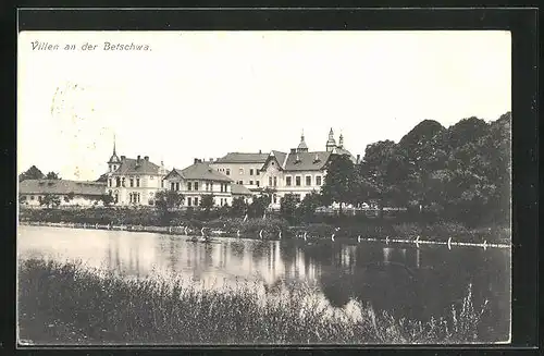 AK Mähr. Weisskirchen, Villen an der Betschwa