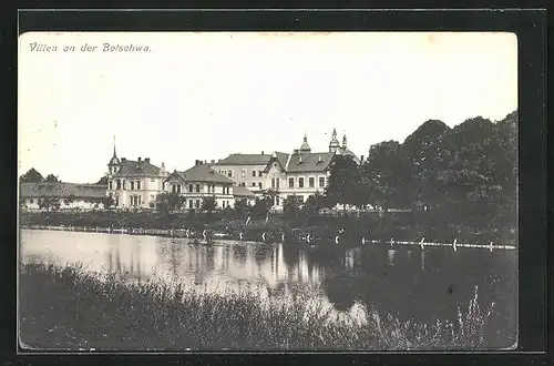 AK Mähr. Weisskirchen, Villen an der Betschwa