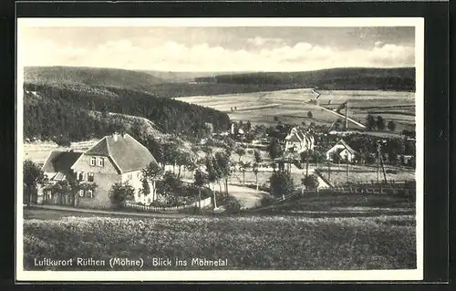 AK Rüthen (Möhne), Blick ins Möhnetal