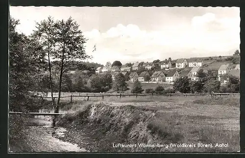 AK Wünnenberg im Aatal, Ortsansicht aus der Ferne