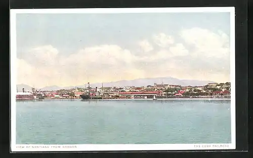 AK Santiago, View of Santiago from Harbor