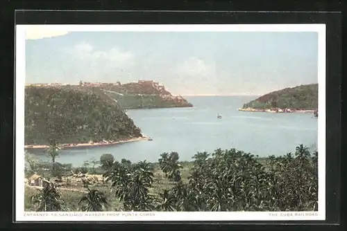 AK Santiago, Entrance to Santiago Harbor from Punta Gorda