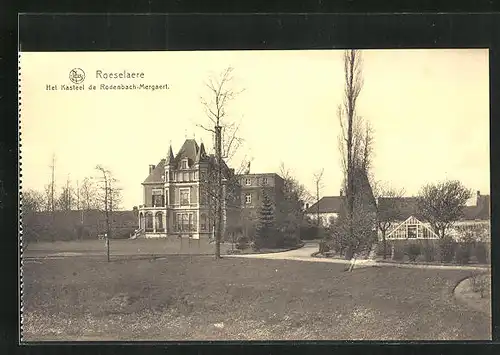 AK Roeselaere, Het Kasteel de Rodenbach-Mergaert