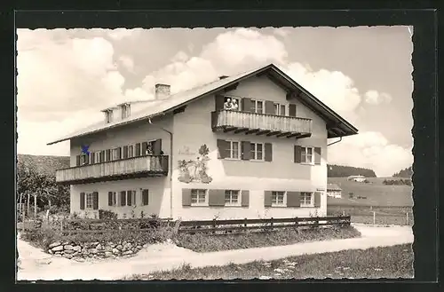 AK Oberstaufen /Allgäu, Hotel Fremdenheim E. Wilfer