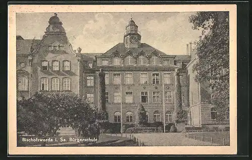 AK Bischofswerda . Sa., An der Bürgerschule