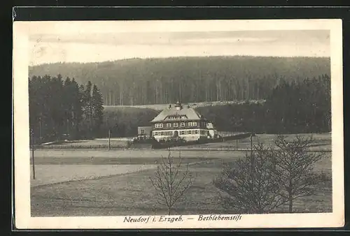 AK Neudorf im Erzgebirge, am Bethlehemstift