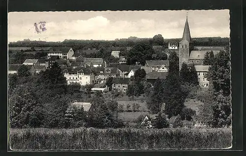 AK Ruppichteroth im Bröltal, Blick auf die Wohnhäuser und die Kirche