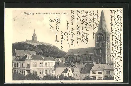 AK Siegburg, Abtei Michaelsberg und katholische Kirche