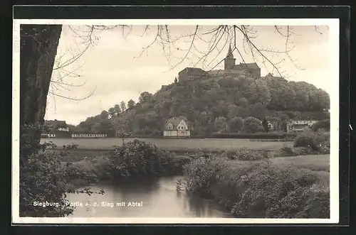 AK Siegburg, die Abtei über der Sieg