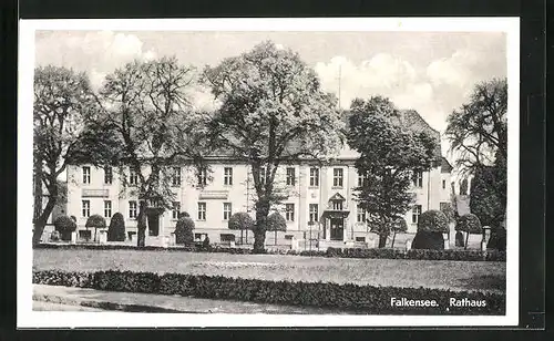 AK Falkensee, Partie vor dem Rathaus