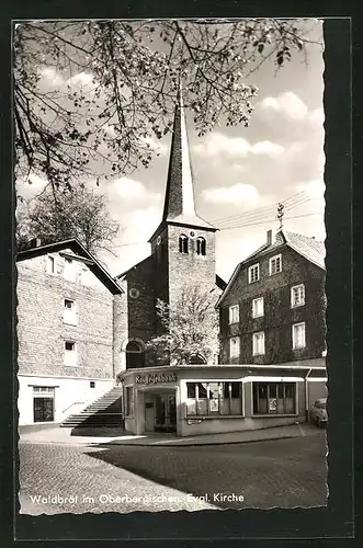 AK Waldbröl im Oberbergischen, Partie an der evangelischen Kirche