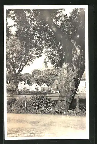 AK Siegburg, Michaelsberg von den Mühlen gesehen