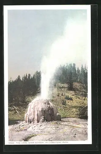 AK Wyoming, Yellowstone Nationalpark, the Lone Star Geysir
