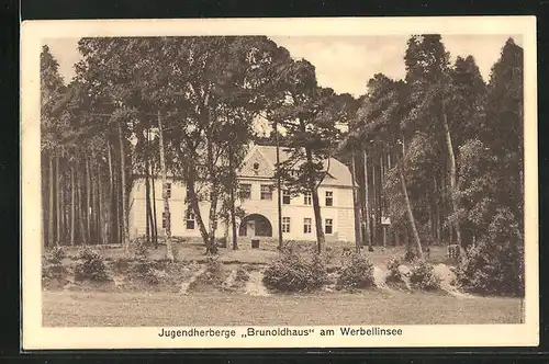 AK Werbellinsee, vor der Jugendherberge Brunoldshaus