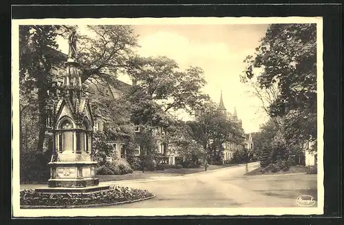 AK Aschersleben, Kriegerdenkmal 1870 auf dem Wilhelmplatz