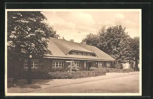 AK Zossen, Haus auf dem Truppenübungsplatz