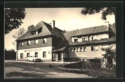 AK Jöhstadt im Erzgebirge, die Jugendherberge Bruno Kühn